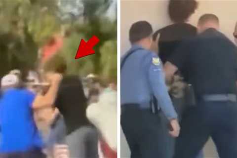 Protester Arrested After Trampling on Charlie Kirk Memorial, on Video