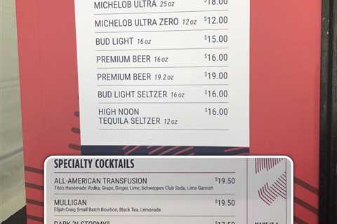 You might want to rethink your boozy Ryder Cup plans after seeing the drink prices
