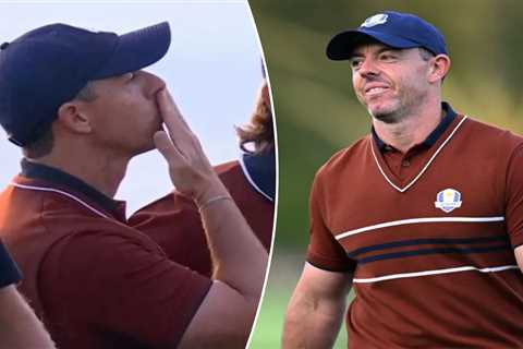 Rory McIlroy blows kisses to rowdy Ryder Cup crowd as he’s serenaded with NSFW chant