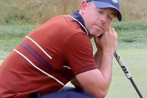Rory McIlroy refuses to putt until rowdy Ryder Cup fans ‘shut up’ as he hits boiling point