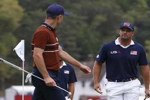 Ryder Cup descends into chaos with fiery moment between teams’ stars — and caddies