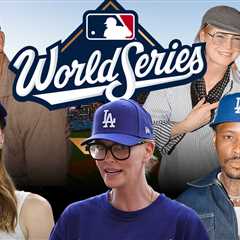 Leonardo DiCaprio, Alex Cooper & More A-Listers Attend World Series Game 5