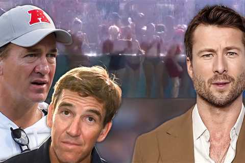 Glen Powell Jokes Jaguars Pool Shot 'Ruined My Night' On 'ManningCast'