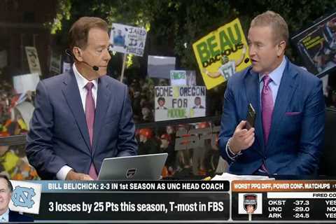 Bill Belichick supposedly called Kirk Herbstreit on air in wild ‘College GameDay’ scene