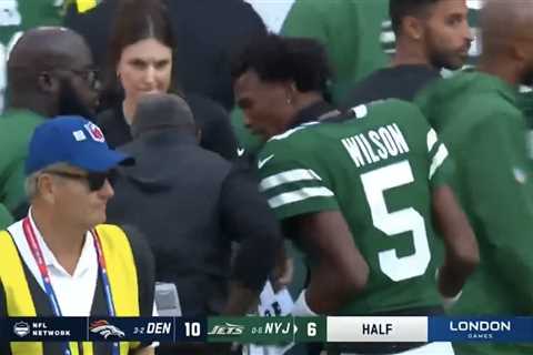 Garrett Wilson speaks out on sideline spat with Aaron Glenn after Jets’ head-scratching end to half
