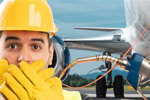 Airport Worker Appears to Lose Control of Refueling Hose, Watch The Disaster