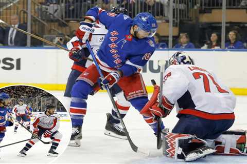 Rangers shut out again at home in loss to sharp Charlie Lindgren, Capitals
