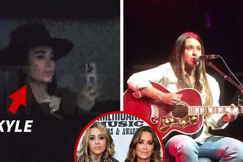 Kyle Richards Films Morgan Wade During Her Concert Set in Canada