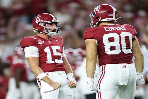 Alabama is back — and may already be college football’s best team again