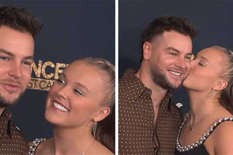 JoJo Siwa and Chris Hughes All Over Each Other During Red Carpet Debut