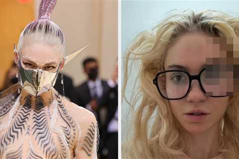 Grimes Unveiled Her New, Rather Large Face Tattoo