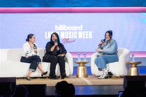 “Selena y Los Dinos” Director, Isabel Castro, & Suzette Quintanilla Unite at Billboard Latin Music..