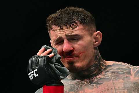 Tom Aspinall-Ciryl Gane UFC 321 bout ends with controversial no contest after double eye poke