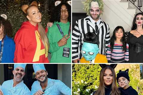 Celebs Dressed Up With The Fam For Halloween!