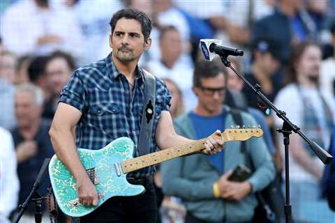 Brad Paisley Extends His Tradition of Playing National Anthem Prior to World Series Games With..
