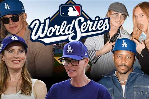 Leonardo DiCaprio, Alex Cooper & More A-Listers Attend World Series Game 5