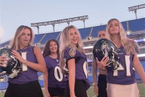 Ravens WAGs dress up as their boyfriends for ‘Thursday Night Football’