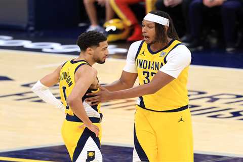 Myles Turner’s takedown of Tyrese Haliburton wasn’t quite what it seemed