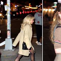 Taylor Swift Grabs Dinner With Sabrina Carpenter In New York City