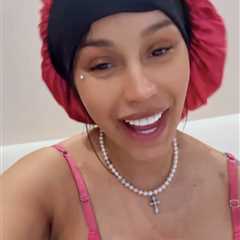 Cardi B loses it from home over Stefon Diggs’ Patriots win in wild video