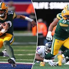 Packers’ Jordan Love leaves with injury before returning, Josh Jacobs out