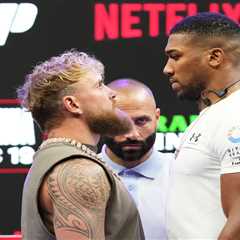 Anthony Joshua looks like something Jake Paul has never seen before