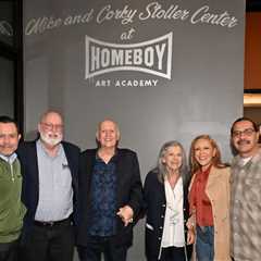 Music Center Named After Legendary Songwriter Mike Stoller & Wife Opens at Homeboy Art Academy