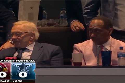 Stephen A. Smith had awkward ‘MNF’ visit to Jerry Jones suite during Cowboys’ loss