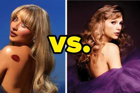 Sabrina Carpenter Vs. Taylor Swift Showdown
