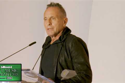 Live Nation’s Arthur Fogle Accepts the Executive of the Year | Billboard Live Music Summit 2025