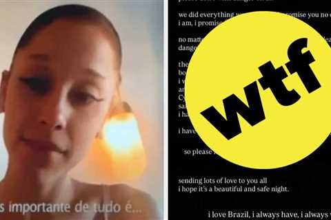 Ariana Grande Begged Her Own Fans Not To “Wish Danger” On Her, And People Are Rightfully Calling..