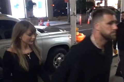 Taylor Swift and Travis Kelce Hold Hands on Dinner Date