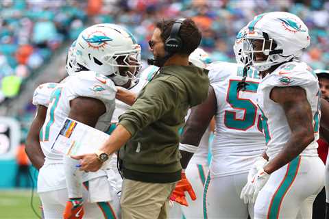 Fired-up Mike McDaniel gives expletive-filled speech after Dolphins’ upset win over Bills