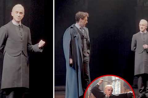 Tom Felton Makes First Appearance as Draco Malfoy in Broadway's 'Harry Potter'