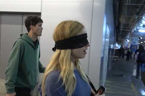 Addison Rae Wears Eye Mask On Her Way Out of Airport