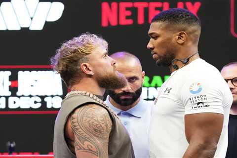 Anthony Joshua looks like something Jake Paul has never seen before