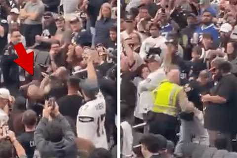 Fistfight Erupts In Stands During Raiders Vs. Browns Game In Las Vegas