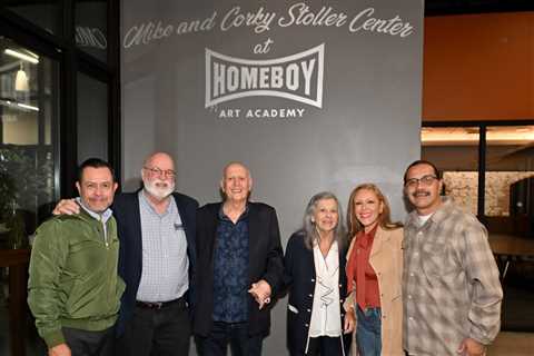 Music Center Named After Legendary Songwriter Mike Stoller & Wife Opens at Homeboy Art Academy