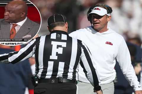 Booger McFarland proposes wild Lane Kiffin-CFP scenario if he leaves Ole Miss: Would be a ‘travesty’