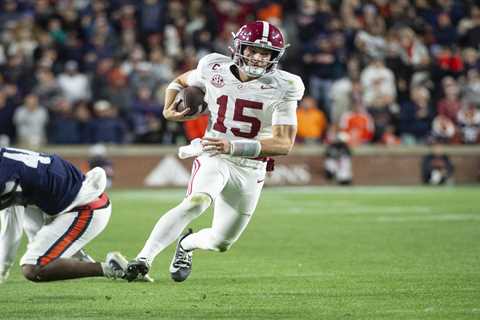 Alabama survives Auburn’s upset bid to keep Ole Miss out of SEC championship