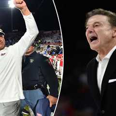 Rick Pitino takes jab at broken college football system after Lane Kiffin-LSU drama
