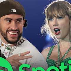 Bad Bunny Dethrones Taylor Swift as Spotify's Most-Streamed Artist