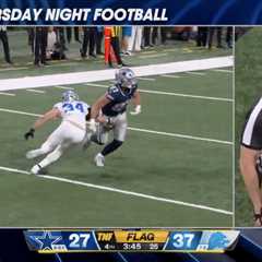How the refs spoiled crucial Cowboys-Lions ‘TNF’ showdown