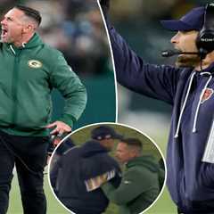 Matt LaFleur, Ben Johnson exchange awkward no-look handshake as potential beef continues