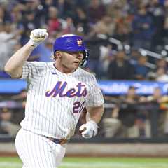 Pete Alonso driving to MLB Winter Meetings to meet with interested teams