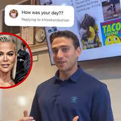Hot Teacher Shoots His Shot After Khloe Kardashian Flirts In His Comments