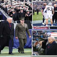 Trump attends annual Army-Navy game after condemning attack that killed 3 Americans in Syria