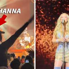 Rihanna Exchanges Words With Fan at Mariah Carey Concert, on Video