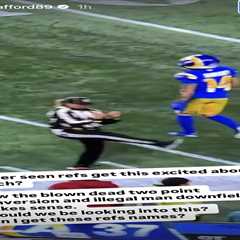 Matthew Stafford’s ‘petty’ wife wants ref’s names after controversial loss