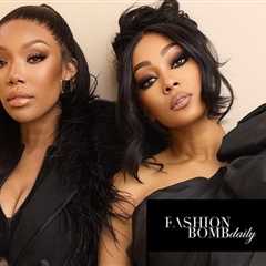 Brandy & Monica Celebrate the End of “The Boy is Mine Tour” in a Black Versace Blazer Dress and..